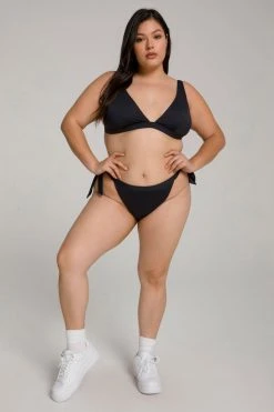 GOOD AMERICAN Bikini Tops SEXY BOOST BIKINI TOP | BLACK001