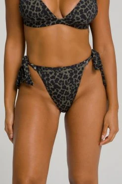 GA-SALE HIP HUGGER BOTTOM | SAGE LEOPARD005 Bikini Bottoms