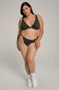 GA-SALE HIP HUGGER BOTTOM | SAGE LEOPARD005 Bikini Bottoms