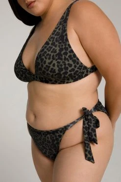 GA-SALE HIP HUGGER BOTTOM | SAGE LEOPARD005 Bikini Bottoms