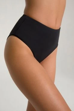 GOOD AMERICAN Bikini Bottoms GOOD WAIST BOTTOM | BLACK001