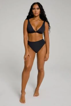 GOOD AMERICAN Bikini Bottoms GOOD WAIST BOTTOM | BLACK001