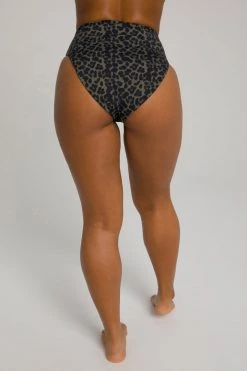 GOOD AMERICAN GOOD WAIST BOTTOM | LEOPARD004