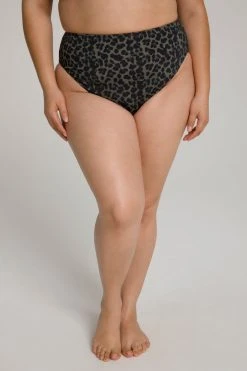 GOOD AMERICAN GOOD WAIST BOTTOM | LEOPARD004
