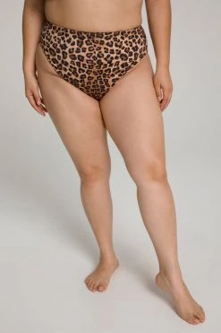 GOOD AMERICAN GOOD WAIST BOTTOM | LEOPARD004