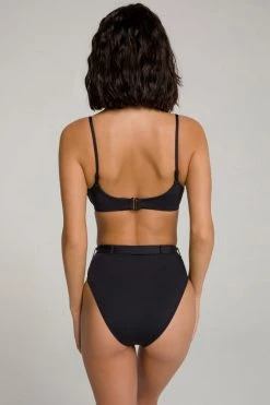 GOOD AMERICAN Bikini Tops SHOWOFF CURVE TOP | BLACK001