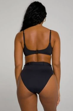 GOOD AMERICAN Bikini Tops SHOWOFF CURVE TOP | BLACK001