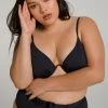 GOOD AMERICAN Bikini Tops SHOWOFF CURVE TOP | BLACK001