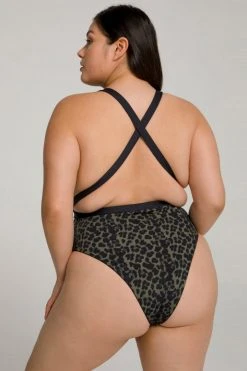 GOOD AMERICAN DIP DIVE ONE-PIECE | BLACK001