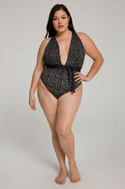 GOOD AMERICAN DIP DIVE ONE-PIECE | BLACK001