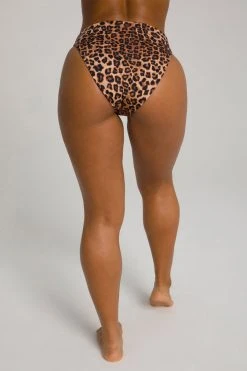 GOOD AMERICAN BETTER REVERSIBLE BIKINI BOTTOM | LEOPARD004