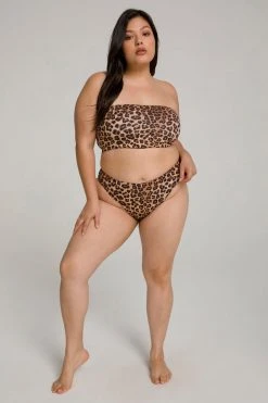 GOOD AMERICAN BETTER REVERSIBLE BIKINI BOTTOM | LEOPARD004