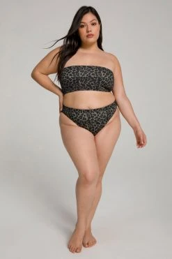 GOOD AMERICAN BETTER REVERSIBLE BIKINI BOTTOM | LEOPARD004