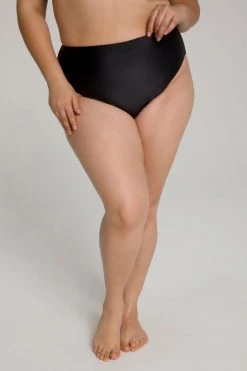 GOOD AMERICAN Bikini Bottoms HIGH SHINE GOOD WAIST BOTTOM | BLACK001