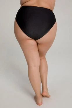 GOOD AMERICAN Bikini Bottoms HIGH SHINE GOOD WAIST BOTTOM | BLACK001