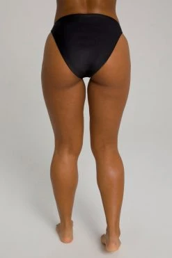 GOOD AMERICAN HIGH SHINE BETTER BIKINI BOTTOM | BLACK001 Bikini Bottoms