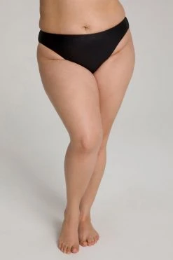 GOOD AMERICAN HIGH SHINE BETTER BIKINI BOTTOM | BLACK001 Bikini Bottoms