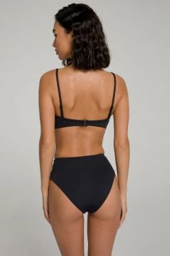 GOOD AMERICAN SEXY TWIST BANDEAU | BLACK001