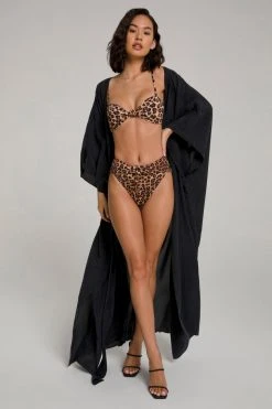 GOOD AMERICAN WAIST CINCHER BOTTOM | LEOPARD004