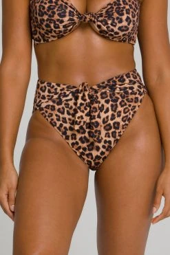 GOOD AMERICAN WAIST CINCHER BOTTOM | LEOPARD004