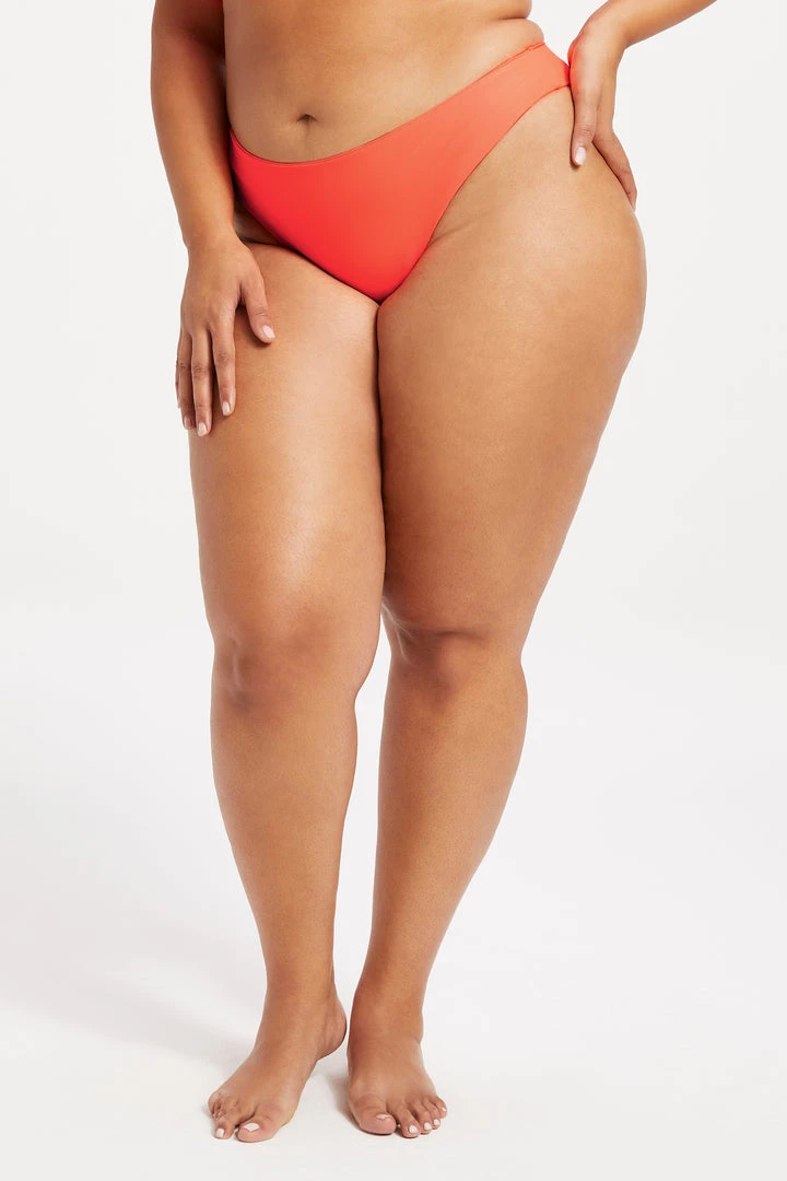 Discount 😉 GOOD AMERICAN Bikini Bottoms BETTER CHEEKY BOTTOM | HOT CORAL001 😀 14 GOOD AMERICAN Bikini Bottoms BETTER CHEEKY BOTTOM | HOT CORAL001