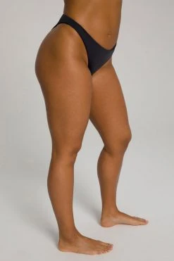 GOOD AMERICAN Bikini Bottoms BETTER CHEEKY BOTTOM | BLACK001
