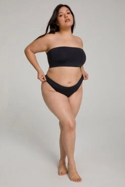 GOOD AMERICAN Bikini Bottoms BETTER CHEEKY BOTTOM | BLACK001