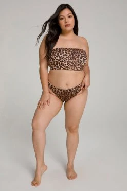 GOOD AMERICAN BETTER CHEEKY BOTTOM | LEOPARD004