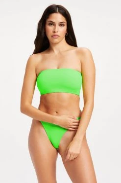 GA-SALE Bikini Tops BETTER BAND TOP | CHARTREUSE003