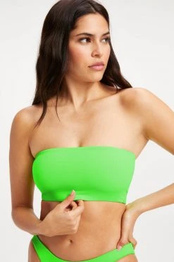 GA-SALE Bikini Tops BETTER BAND TOP | CHARTREUSE003