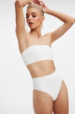 GOOD AMERICAN Bikini Tops BETTER BAND TOP | IVORY001
