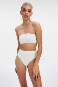 GOOD AMERICAN Bikini Tops BETTER BAND TOP | IVORY001