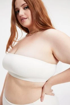 GOOD AMERICAN Bikini Tops BETTER BAND TOP | IVORY001