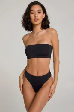 GOOD AMERICAN BETTER BAND TOP | BLACK001 Bikini Tops