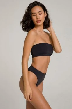GOOD AMERICAN BETTER BAND TOP | BLACK001 Bikini Tops