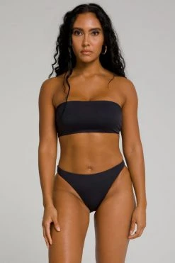 GOOD AMERICAN BETTER BAND TOP | BLACK001 Bikini Tops