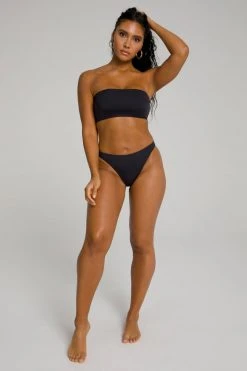 GOOD AMERICAN BETTER BAND TOP | BLACK001 Bikini Tops