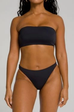 GOOD AMERICAN BETTER BAND TOP | BLACK001 Bikini Tops