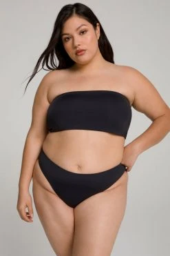 GOOD AMERICAN BETTER BAND TOP | BLACK001 Bikini Tops