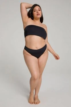 GOOD AMERICAN BETTER BAND TOP | BLACK001 Bikini Tops