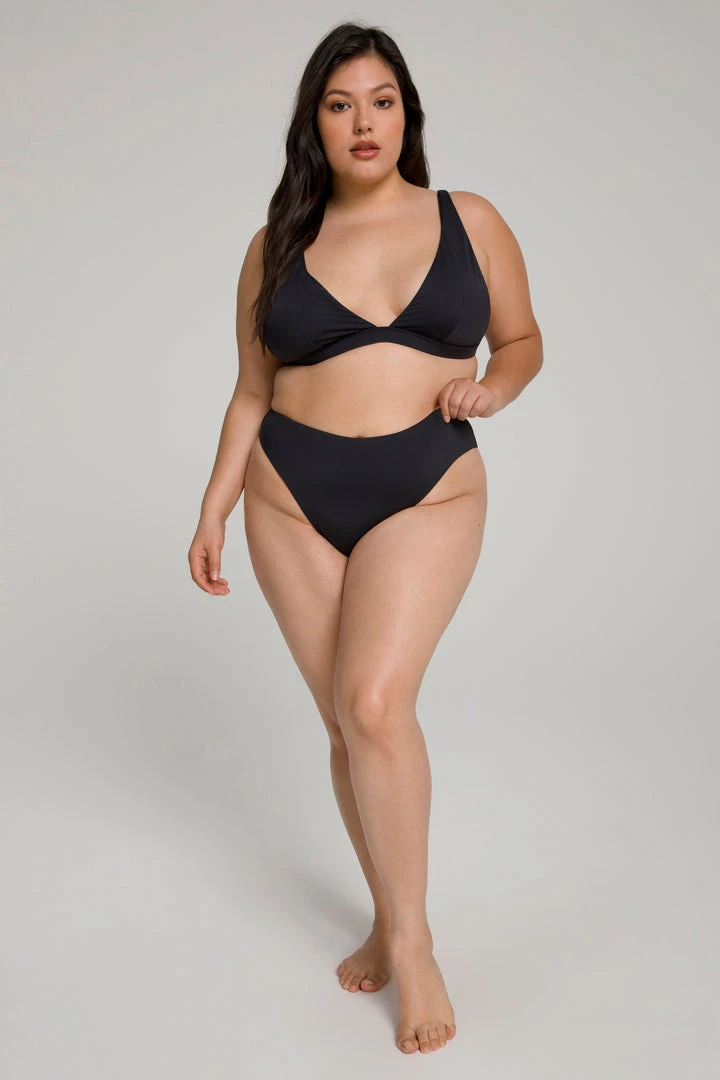 Discount 🎉 GOOD AMERICAN MATTE GOOD WAIST CHEEKY | BLACK001 🌟 12 GOOD AMERICAN MATTE GOOD WAIST CHEEKY | BLACK001