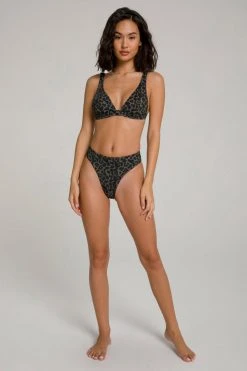 Deals ❤️ GOOD AMERICAN 🎁 Bikini Bottoms MATTE GOOD WAIST CHEEKY | LEOPARD004 ❤️ 24 GOOD AMERICAN Bikini Bottoms MATTE GOOD WAIST CHEEKY | LEOPARD004