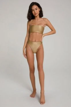 GA-SALE HIGH SHINE GOOD WAIST CHEEKY | SAGE001