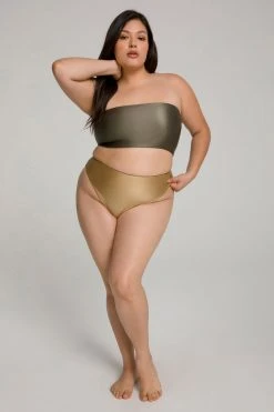 GA-SALE HIGH SHINE GOOD WAIST CHEEKY | SAGE001