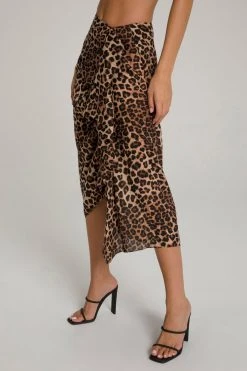 GOOD AMERICAN SUN & SAND SARONG | LEOPARD004