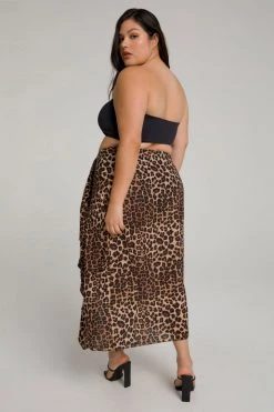 GOOD AMERICAN SUN & SAND SARONG | LEOPARD004