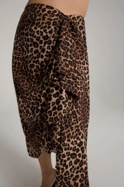 GOOD AMERICAN SUN & SAND SARONG | LEOPARD004