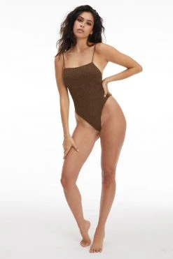 GA-SALE Good '90s SPARKLE RIB '90S SUIT | CHOCOLATE003