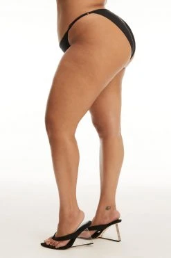 GOOD AMERICAN Bikini Bottoms PERFECT FIT BOTTOM | BLACK001
