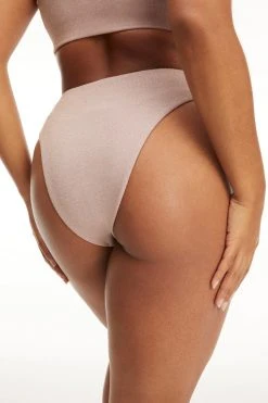 Budget ❤️ GA-SALE SPARKLE RIB GOOD WAIST CHEEKY BOTTOM | LILAC001 🥰 Bikini Bottoms ⭐ 33 GA-SALE SPARKLE RIB GOOD WAIST CHEEKY BOTTOM | LILAC001 Bikini Bottoms